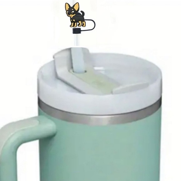 Dog/Puppy Straw Topper. Fits 10mm straw, NEW, Dust/Bug/Germ Proof your C… - Picture 5 of 8